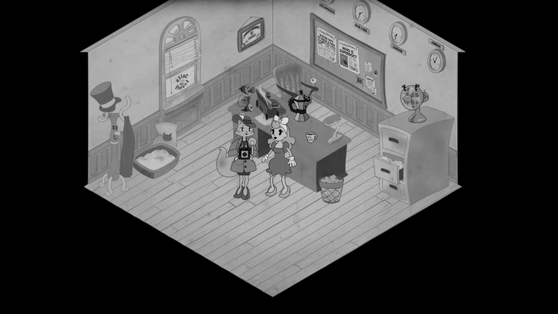 Illustration for article titled This Game Looks Like A 1930's Black and White Cartoon